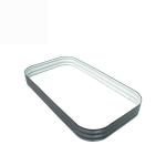 76.8"Wx41.3"Dx11"H Galvanised Steel Garden Bed Galvanised Steel Vegetable