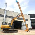 HITACHI Telescopic Boom Arm 14m .Excavator telescopic dipper arm down reach