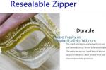 stand up zipper pouch doy bag,Food packaging zipper Kraft paper bag PE aluminum