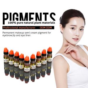 Wholesale Multi Color Organic 8ml Semi Permanent Makeup Pigments , Eyebrow Tattoo Ink from china suppliers