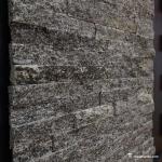 Gray Granite Culture Stone Ledge Panel Wall Cladding Polished Surface