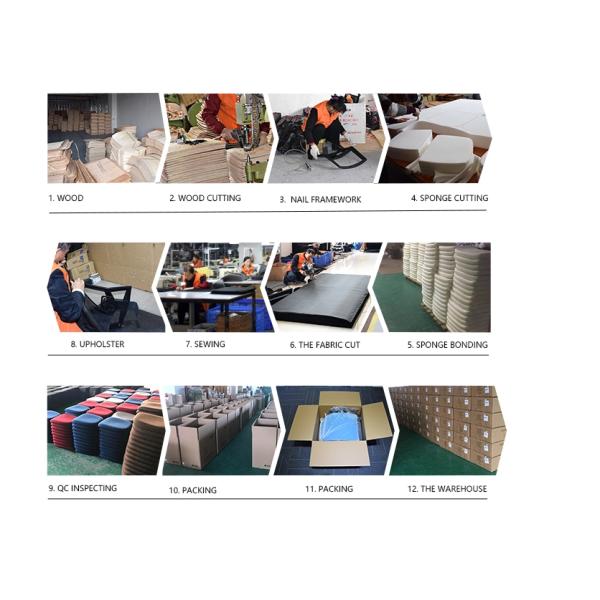 Durable Leather Office Reception Room Sofa Set With Stainless Steel Frame