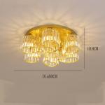 Romantic Modern Minimalist Ceiling Lamp American Model Room Personality Luxury