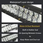 54" 300W Double-row Curved 6000K Spot/ Flood/ Combo Car Lightbar for Off-road