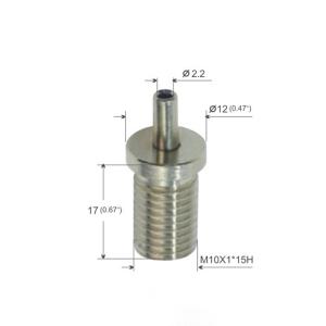 Wholesale Outer Threaded Brass Nickel Plated Cable Gripper YW-86084 Adjustable Wire Locks from china suppliers