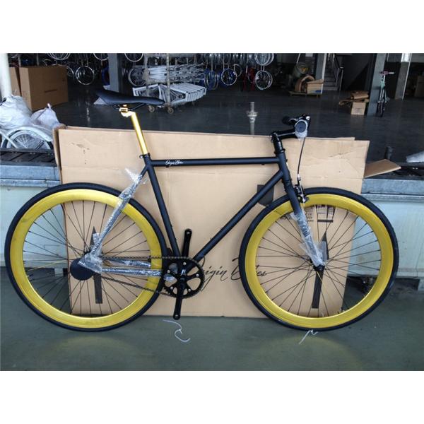 Complete Thickslick Single 1 Speed Fitness Fixie Fixed Gear Bike with Promax Brake end