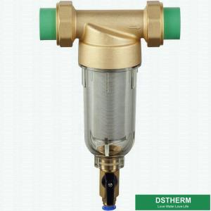 Wholesale Customized Heavier Brass Body Stainless Steel Mesh type Pre Filter Water Brass Filter Household Water Filter from china suppliers
