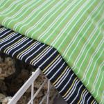 High Quality Plain Jersey 190gsm Striped Knit Cotton Fabric For Polo Shirt