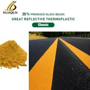 Wholesale Classic Reflective Hot Melt Line Marking Paint 25% Glass Bead Thermoplastic Road Marking Paint from china suppliers