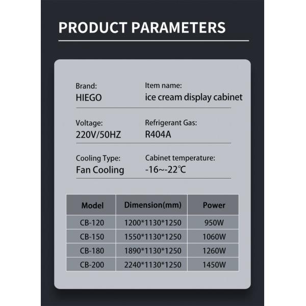 Upright Ice Cream Display Cabinet , Hard Curved Countertop Ice Cream Dipping Cabinet