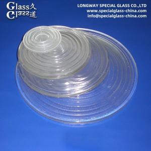 Wholesale Round Pressed Borosilicate Glass Fresnel Lenses For Stage Light And Traffic Signal Light from china suppliers