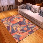 Geometric floor mat, bedroom, restaurant carpet, carpet