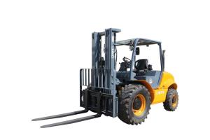 Wholesale Compact Two Wheel Rough Terrain Forklift Trucks Material Handling Equipment from china suppliers