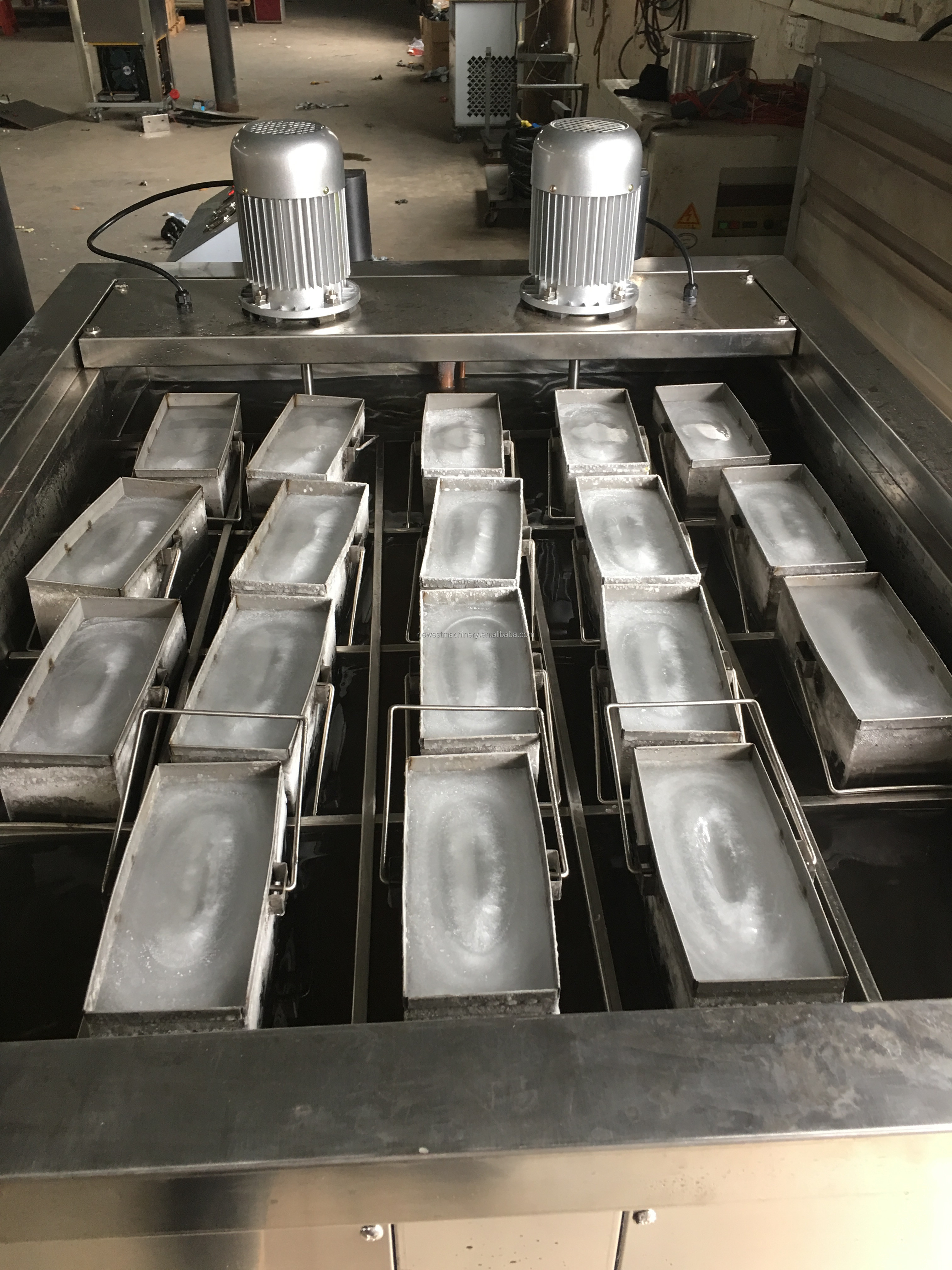 Ice Brick Equipment With Good Compressor Ice Block Maker Machine