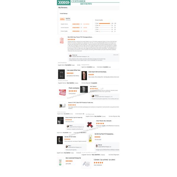 clear Acetate Plastic Box case Packaging Small Custom Pet Pvc pp Foldable Plastic Packing Box