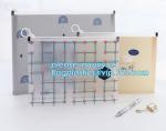stationery high quality colorful durable zipper document bag a4 clear plastic