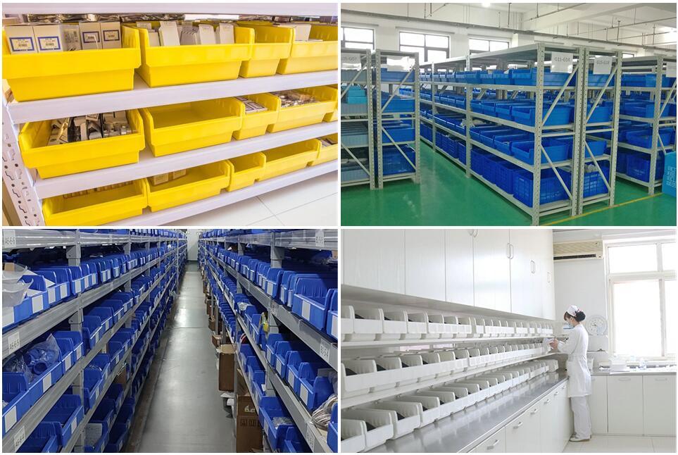 Logistic Shelf Stacking Bin Solid Box Design Warehouse Small Parts Storage Plastic Box For Small Part Organization