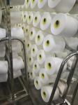 100% Virgin Raw White Recycle Polyester Thread 40S/3 For Sewing