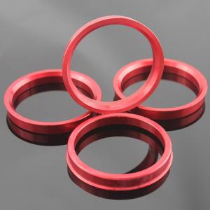 Wholesale Anodize Red Aluminum Hub Centric Rings OD73.0 ID63.4 for Mazda Volvo from china suppliers