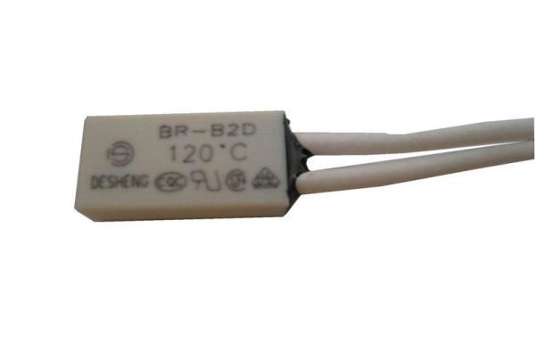 Bimetal Thermostat AC Thermal Protector With Lead Wire UL3266 UL VDE CE KC CQC