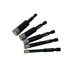 45Mn Diamond Hexagonal Shank Diamond Core Drill Bit Set Vacuum Brazed