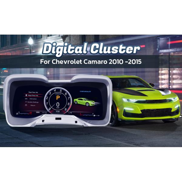 VIKNAV for Camaro (2012 2013 2014 2015) 12.3 inch Digital Dash Instrument Cluster Replacement Linux LCD Cluster