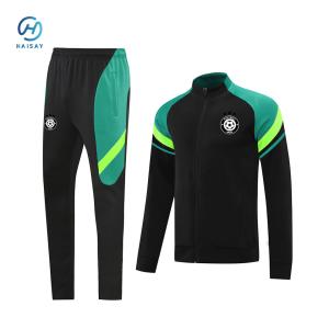 Wholesale Moisture-Wicking Fabric Football Training Tracksuit Custom Team LOGOs with Insulated Jacket from china suppliers