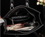 2016 spring and summer new European style leather leather handbag female retro