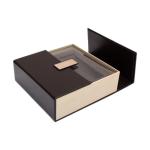 Flip Top Shape structure Customized two door Luxury Gift box magnet closure high