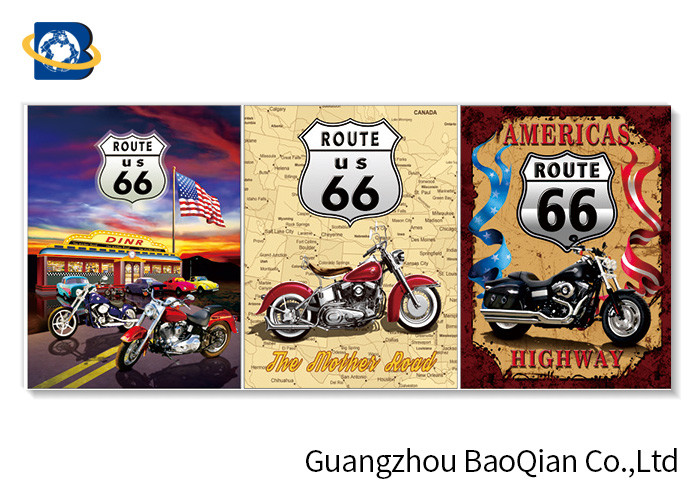 30X40cm In Stock Diversify Waterproof 3D Lenticular Flip / Lenticular Photo Printing For Restaurant