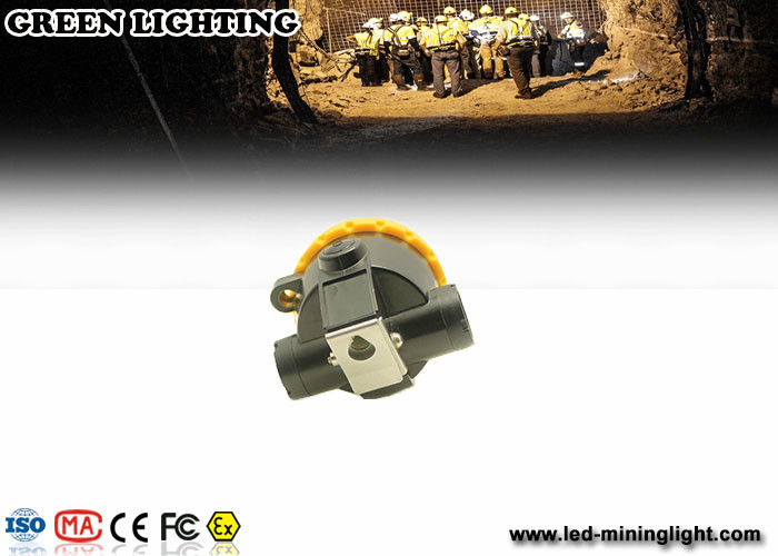 170g yellow GL-T2 wireless intrinsically safe mining headlight with 2.2Ah Li-ion Battery with PP meterial