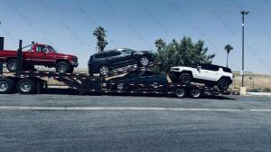 Wholesale 18t-28t Loading Weight Car Transport Trailer for Small Car/SUV Carrier Semi Trailer from china suppliers