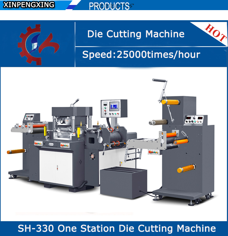 hot stamping Adhesive Flatbed Label Die Cutting Machine 380V