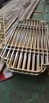 Gold Mirror Hairline Stainless Steel Room Divider Decoration Room ,Lobby
