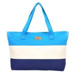 Big Custom Canvas Bags / Ladies Beach Bag With Embossed Logo