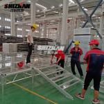 Portable Outdoor Glass Floor Aluminum Stage Platforms 950kg Loading Capacity