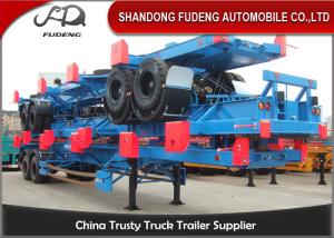 Wholesale 20ft 40ft 3 Axle Chassis Container Trailer Mechanical / Air Suspension from china suppliers