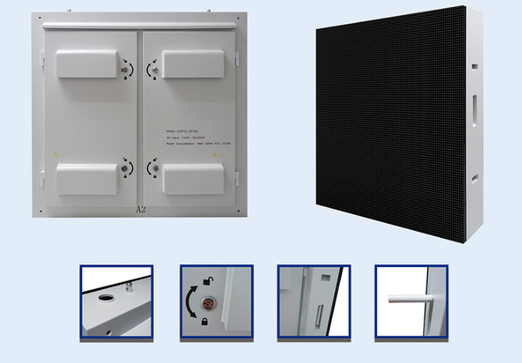 P8 960*960mm Outdoor Fixed LED Display For Advertising 3S Scanning Mode