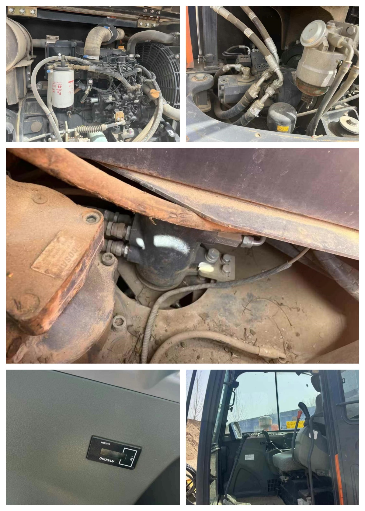 Used 2020 Doosan DX60-9C Excavator 6Ton Well-Maintained For Landscaping Utility