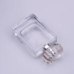 50ml Flat Glass Perfume Bottle With Clear Syrlyn cap