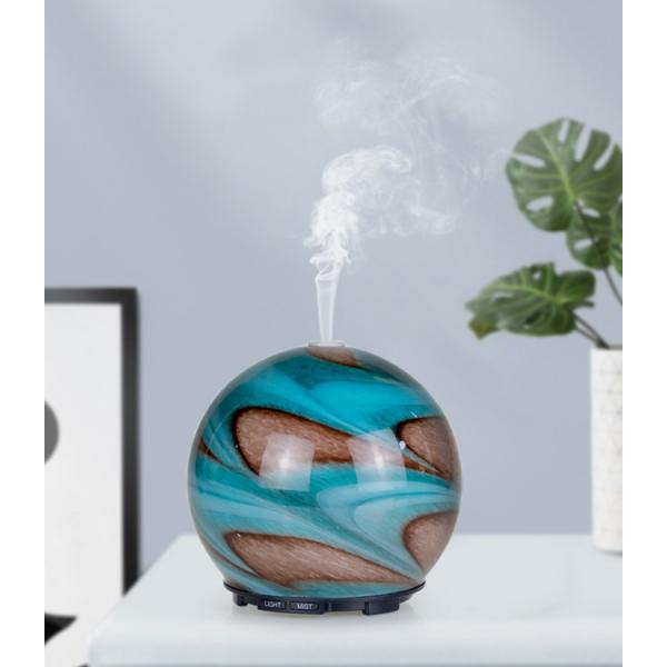 200ml 2.4MHz Colored Glass Aroma Diffuser Ultrasonic Dituo