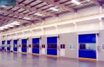 Dust Proof 1.0m/S IP55 Safety PVC Roller Shutter Doors