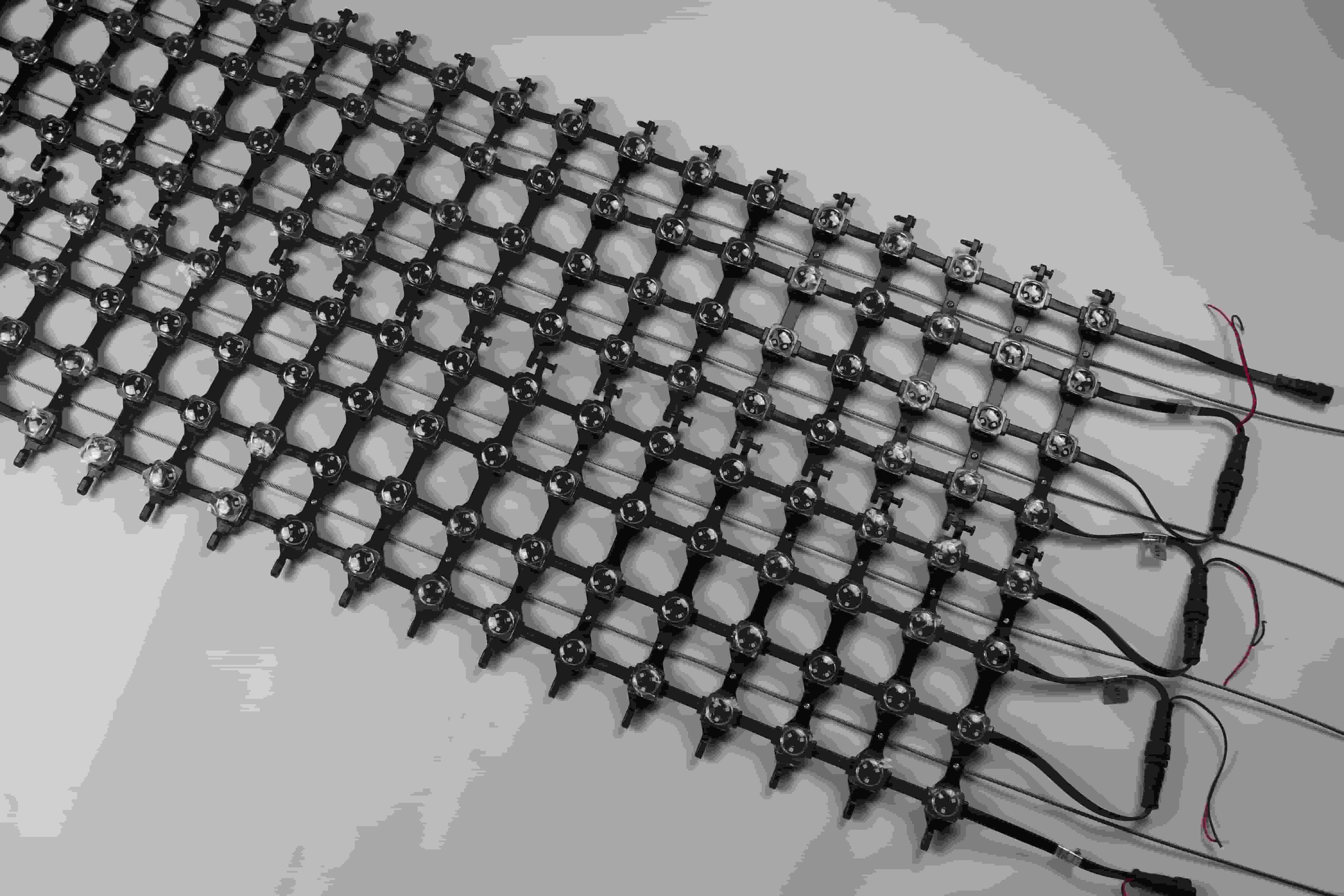 Flexible LED Mesh Screen in outdoor application