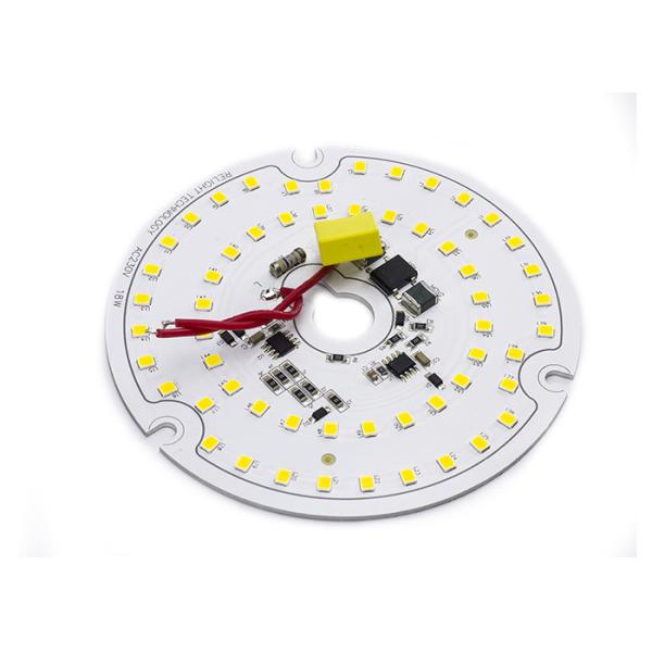 Dimmable Integrated Driverless 16W SMD2835 Round LED Module AC100V - 230V 50Hz / 60Hz