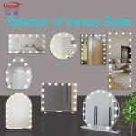 Popular Design Hollywood Vanity Light Bulb for Makeup Metal and Glass Mirror