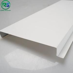 Wholesale Unperforated Drop Aluminum Strip Ceiling White Powder Coating G Shaped from china suppliers