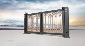 Wholesale Aluminium Alloy Automatic Swing Gate , Villa Bi Fold Gates For Driveways from china suppliers