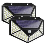 Waterproof 4 Sides Outdoor Solar Lamp Wall Light PIR Solar Led Sensor Light