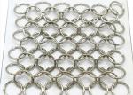 Round Hole Chain Mail Curtain , Architectural Ring Mesh Curtain