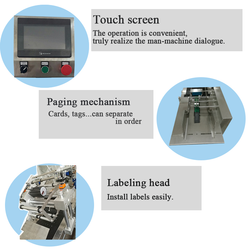500w SS304 Automatic Labeling Machine For Bag Adhesive Label